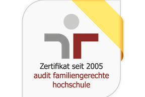 audit familiengerechte hochschule - Zertifikat seit 2005