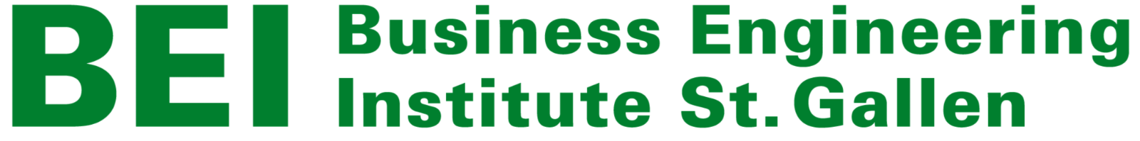 In den Bereichen der Modellierung von Prototypen mit Fokus auf "Agile Transformation, Business Ecosystems, DLT & Datenstrategie" - BEI AG - Logo