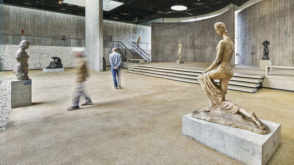 Blick in den Lehmbruck-Flügel, Foto: Dejan Saric