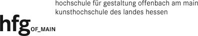 Professur (W2) - Hochschule für Gestaltung (HfG) Offenbach (am Main) - Logo