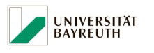 W3-Professur für Biochemie - Universität Bayreuth - Logo