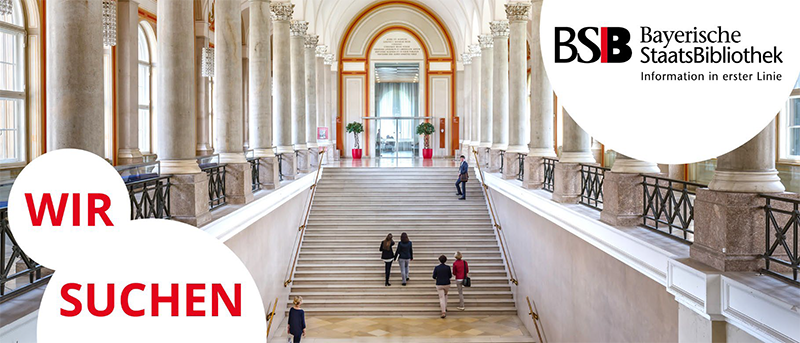 Leitung (m/w/d) der Sonderabteilung Musik - Bayerische Staatsbibliothek - BSB - Header