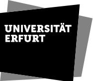 W2-Professur für Öffentliches Recht und Grundlagen des Rechts mit Career Track zu W3 (w/m/d) - Universität Erfurt - Logo